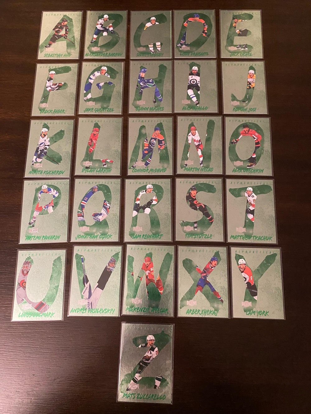 2024-25 Metal Universe Hockey Alphabetical Set A-Z